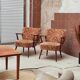 Set de 2 fauteuils de cocktail mid century