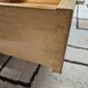 Small vintage sideboard 1960 compass foot