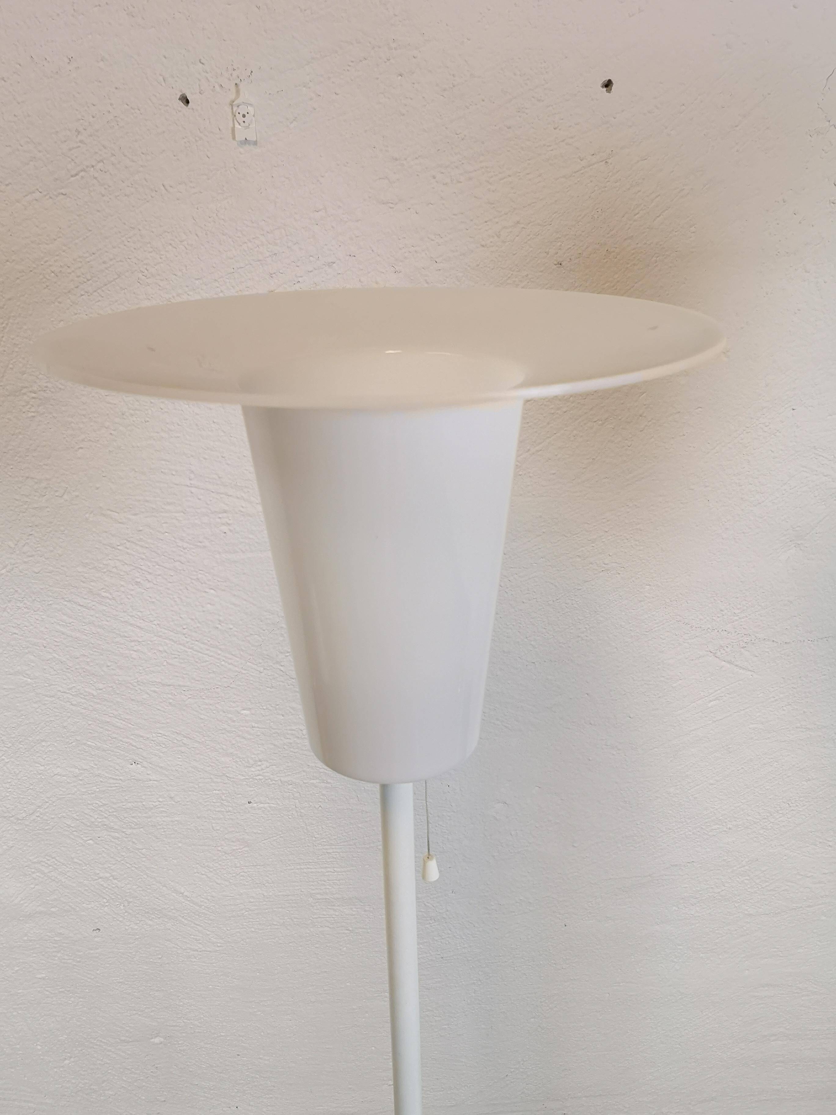 Pair of mid-century modern Luxus floor lamps, Sweden, 1970s.