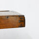 Établi vintage portugais charpentier bois et noir des années 1950