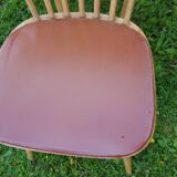 Trio of bistro chairs Baumann vintage 60s