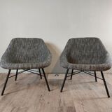 Pair of armchairs made by TON Bystryce, Czech 1960s