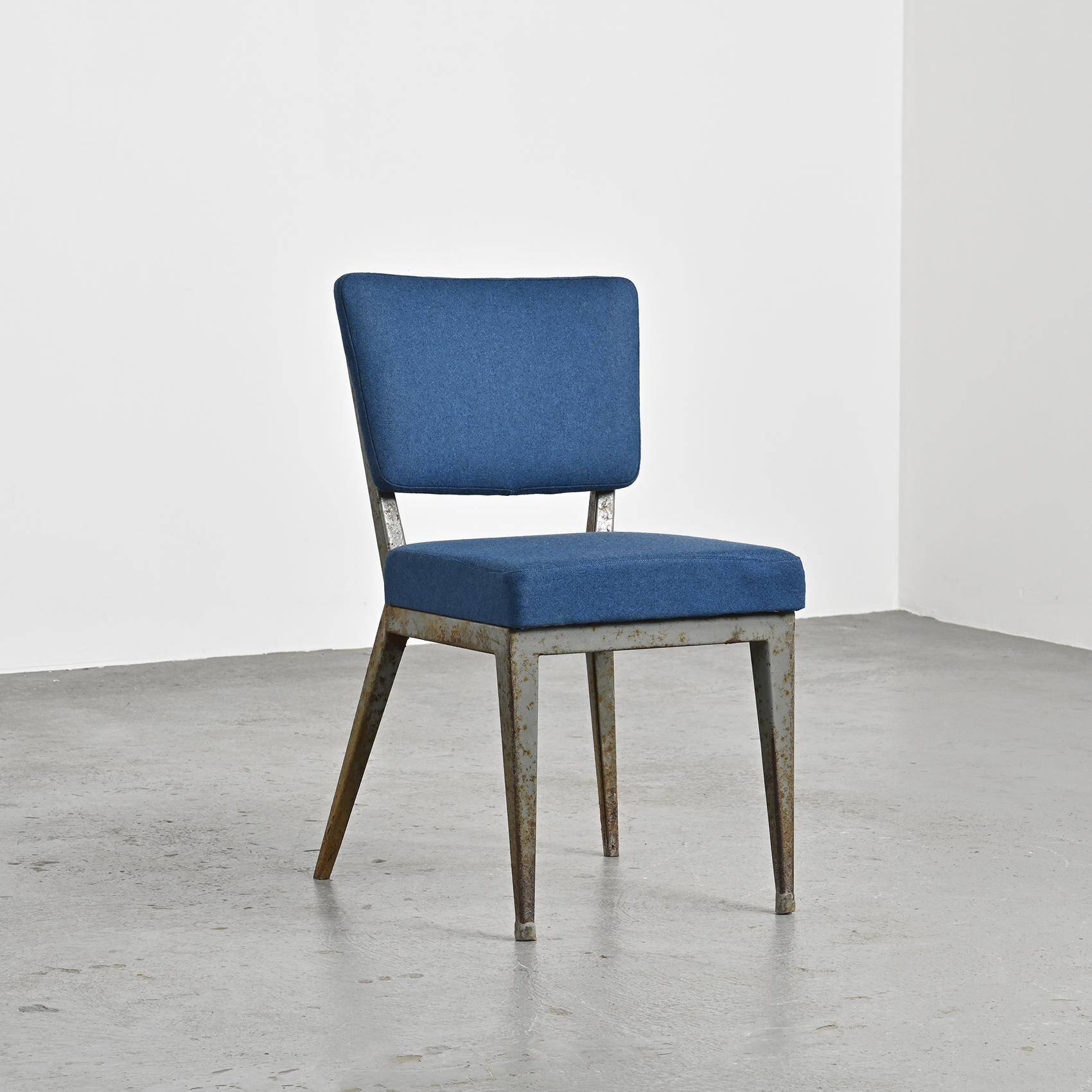 Chaise en métal de Cansado, circa 1960