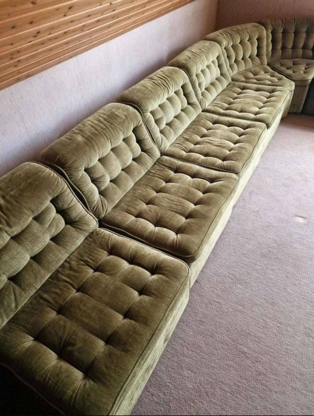 VINTAGE XL MODULAR SOFA/LOUNGE: 8 PIECES