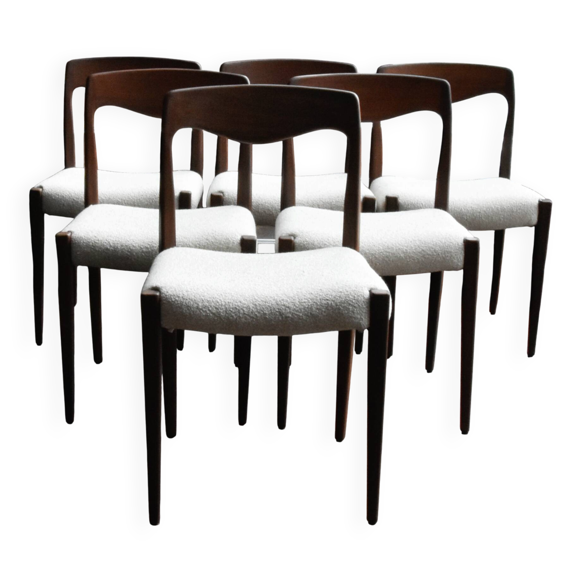 6 Danish chair attributed to Niels Moller