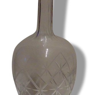 Carafe chiseled glass ball