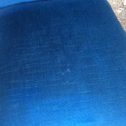 Pair of mid-century fabric bridge chairs 1950 no club chesterfield