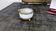 Antique ashtray in white opaline and brass, neoclassical style.