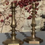 Pair of Candlesticks - Bronze - Charles X - Tableware - France - 1830