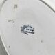 Oval ironstone dish "Guirlande Service" JVB Jules Vieillard Bordeaux