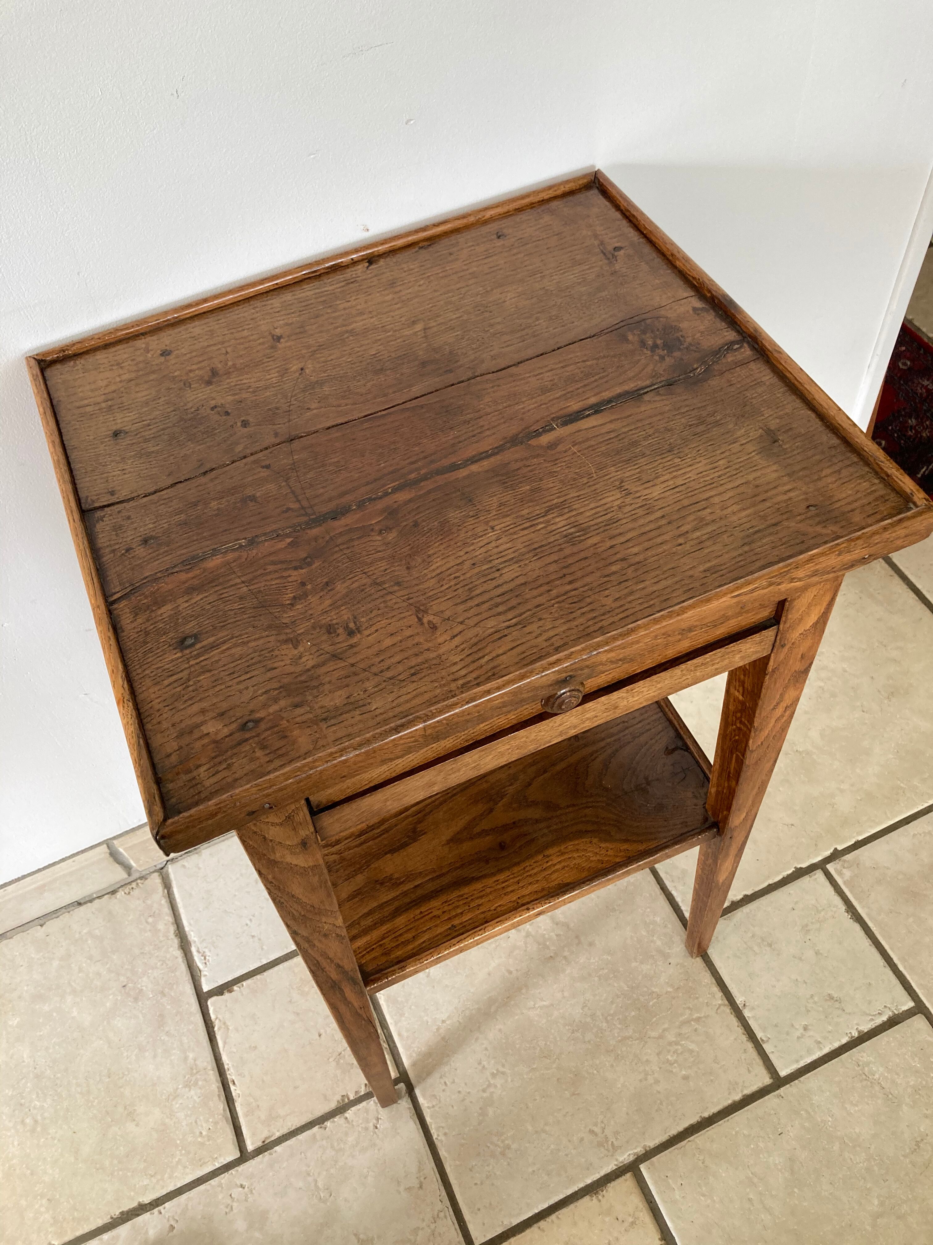 Small oak table or bedside
