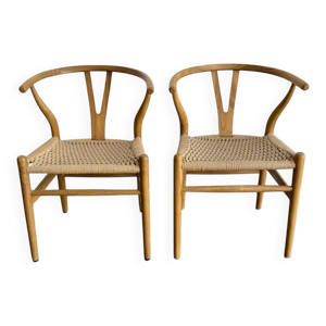 2 chaises de salle à - corde
