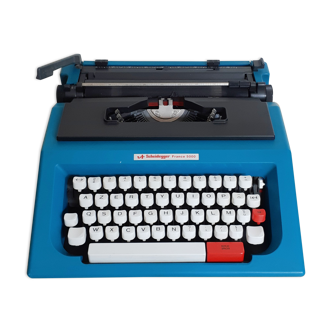 Machine à écrire portative Scheidegger fonctionnelle