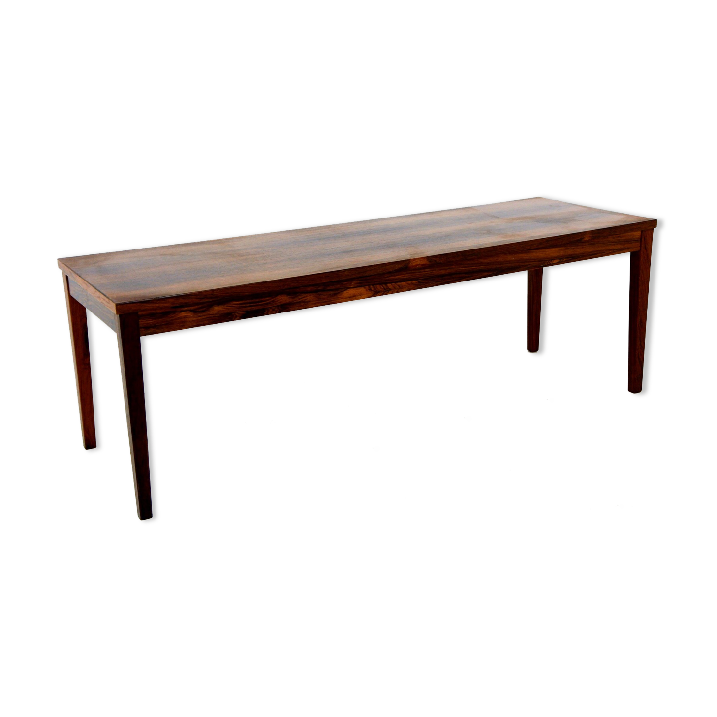 Banc minimaliste en palissandre, Suède, 1960