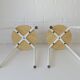Pair of Vintage Stackable Stools Mid Century Modern Space Age Plant Stand