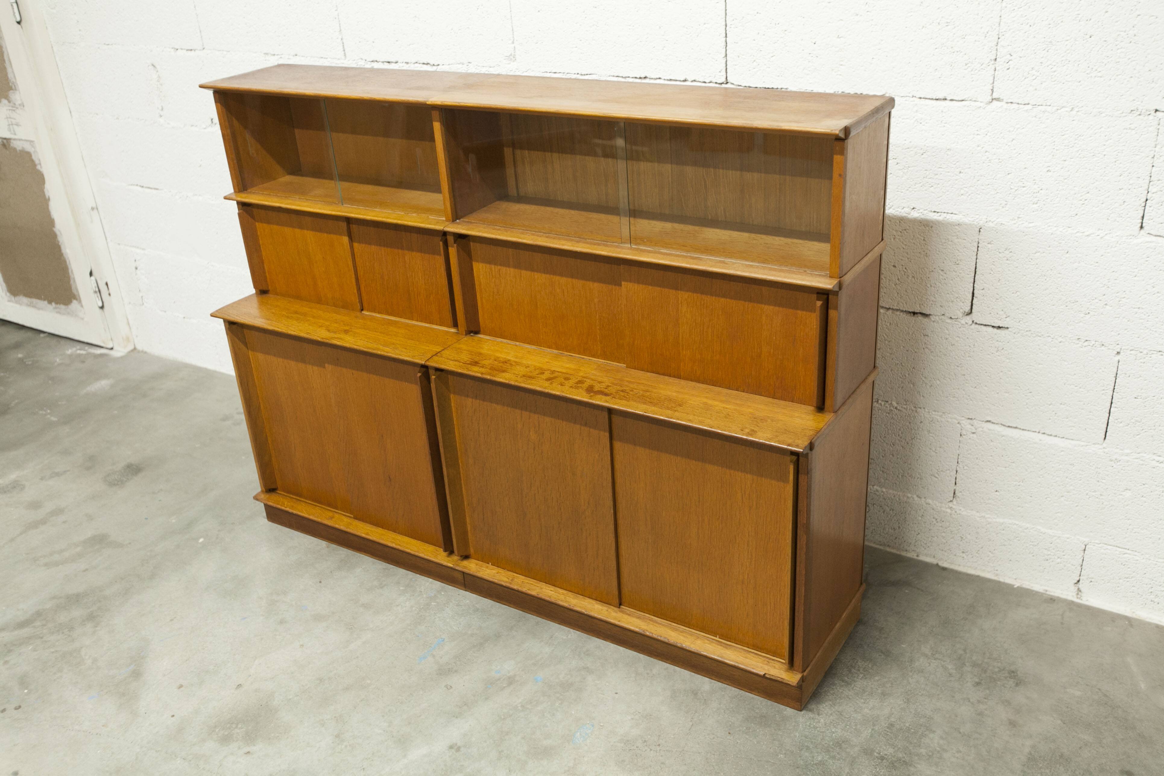 Oscar low display bookcase by Didier Rozaffy, 1952