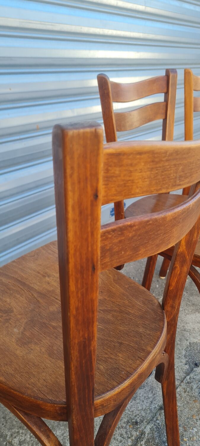 Set of 4 Baumann bistro chairs