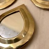 Trio Miroir Laiton