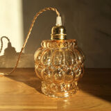 Vintage molded glass globe player