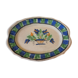 Large earthenware dish of Forges les Eaux called "black ass"