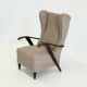 Melchiorre Bega armchair in beige bouclé