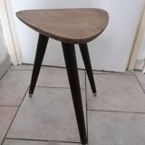 Extra table wood tripod feet compas vintage