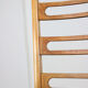 Vintage wooden & brass dining chairs