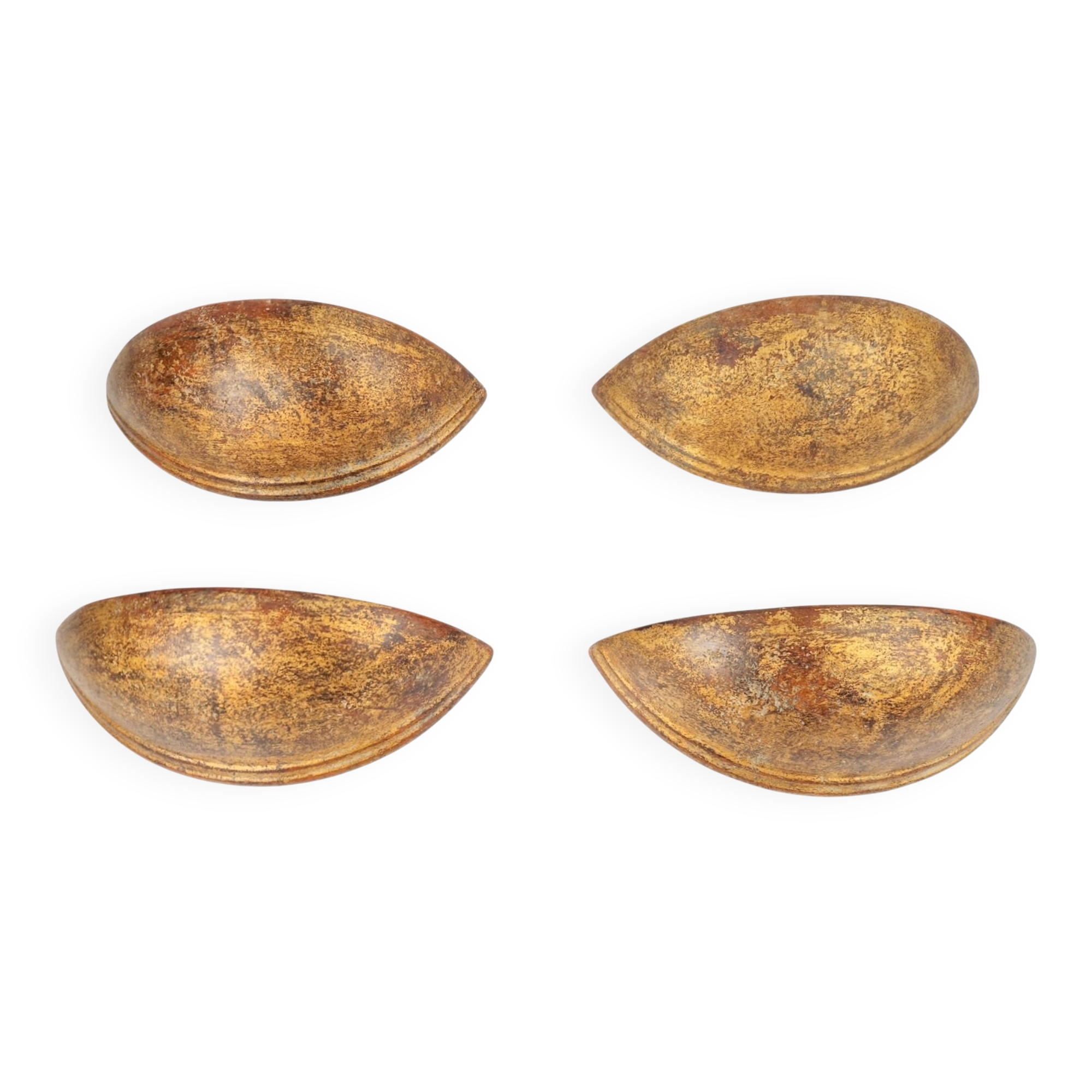 Terracotta Lisicia Wall Lamps from Paolo Marioni, 1970s, Set of 4