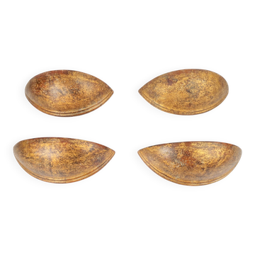 Terracotta Lisicia Wall Lamps from Paolo Marioni, 1970s, Set of 4