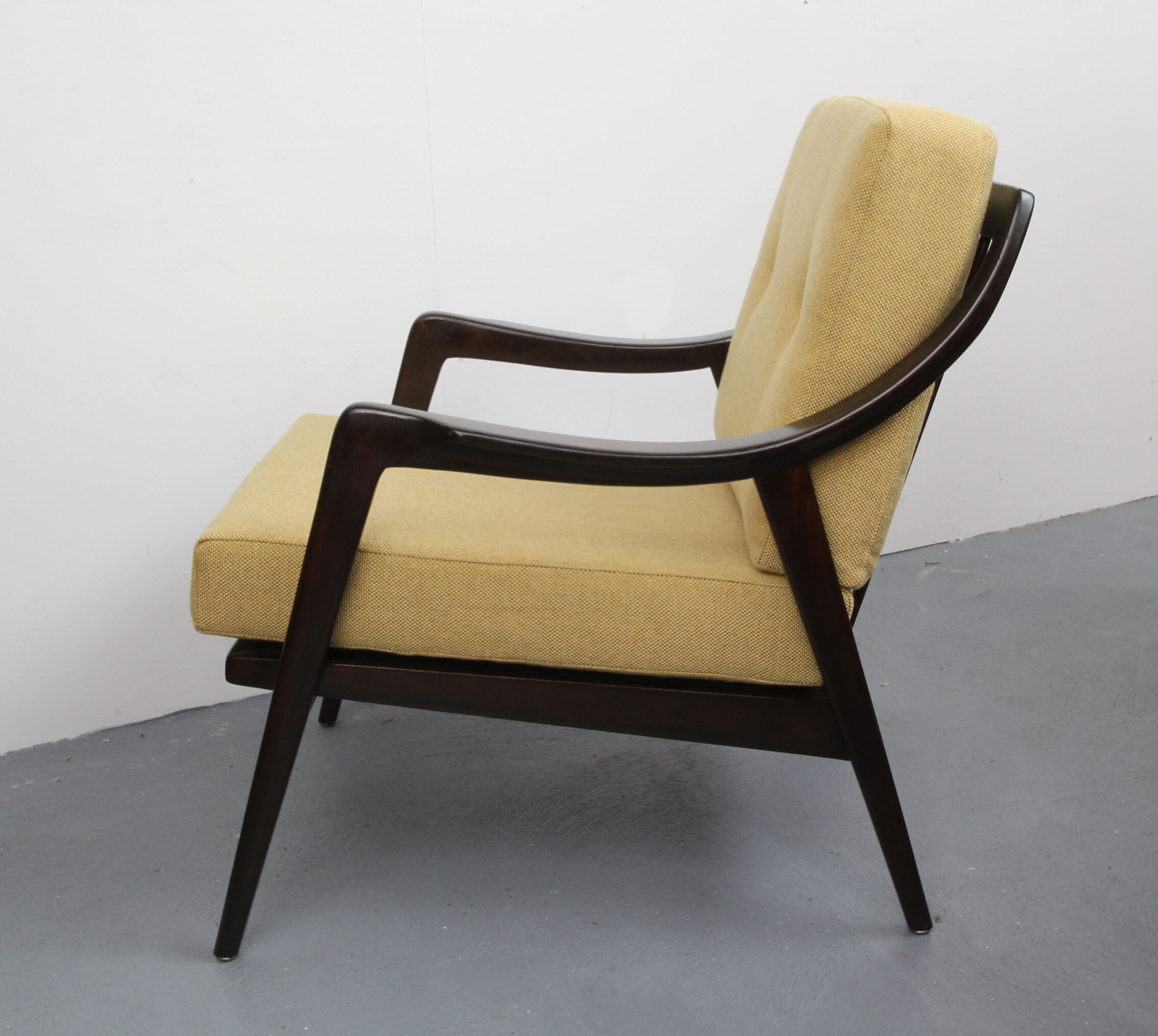 1960s armchair in yellow