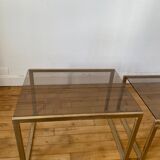 Vintage golden gigognes tables