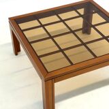 Brutalist Italian coffee table by Caccia alla Volpe for Linea Arredo