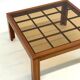 Brutalist Italian coffee table by Caccia alla Volpe for Linea Arredo