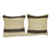 Set of 2 vintage kilim cushion covers 41x41 cm