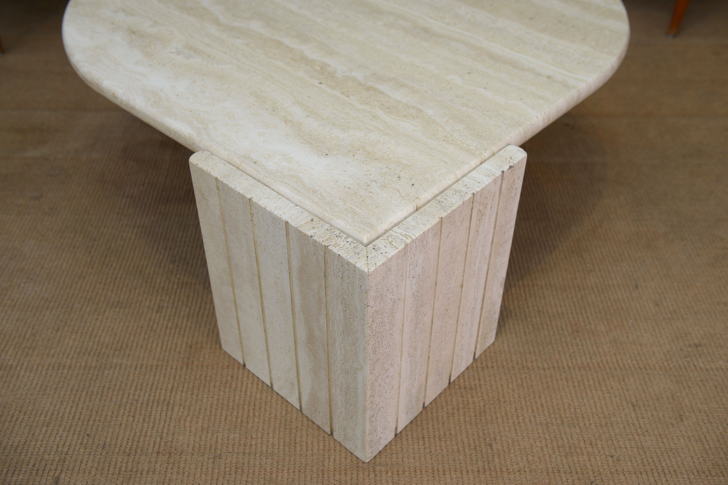 Eye coffee table in travertine 1970