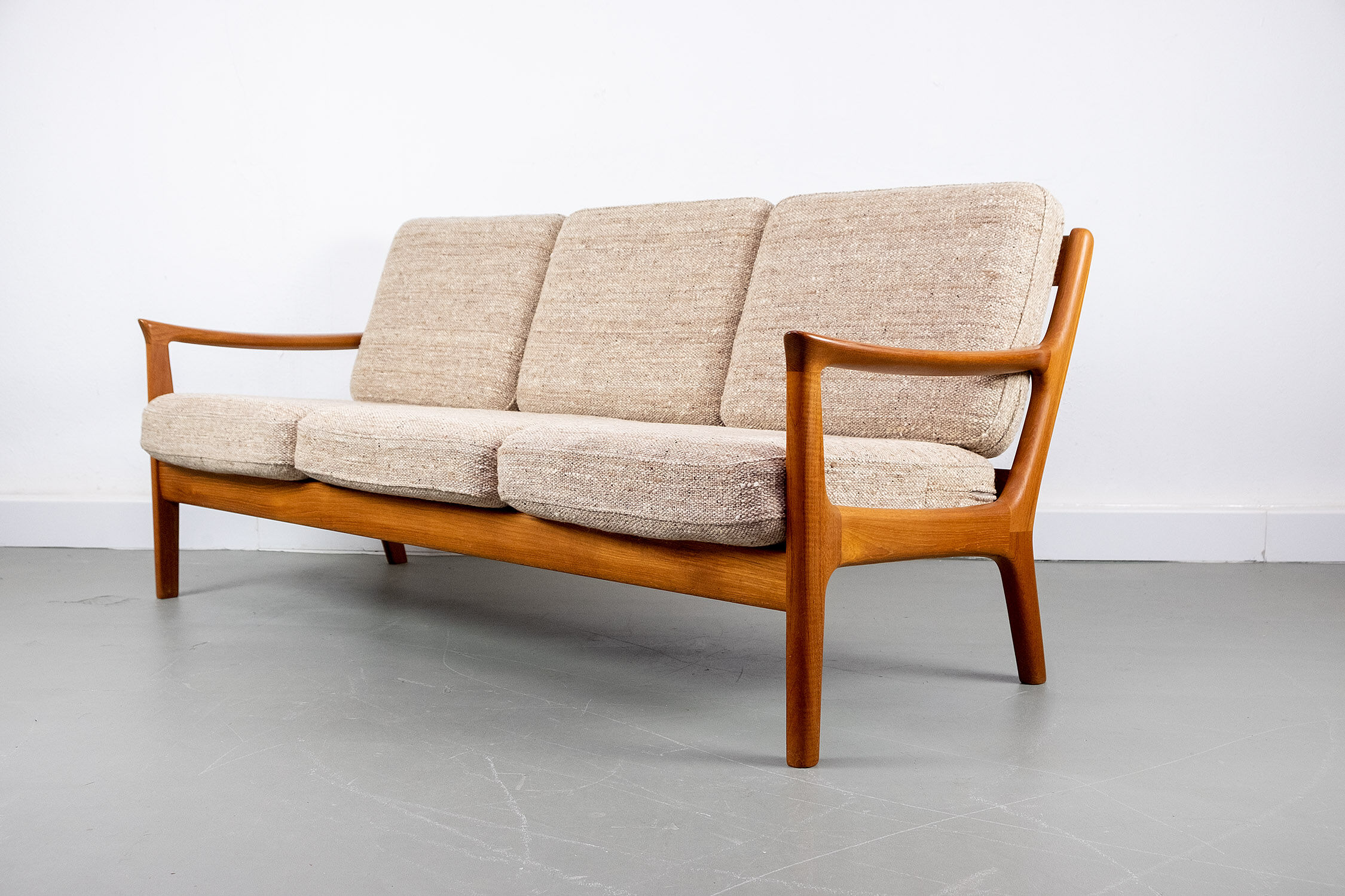 Vintage Teak 3 Seater Sofa by Juul Kristensen, 1960