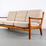 Vintage Teak 3 Seater Sofa by Juul Kristensen, 1960