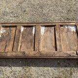 Antique wood headboard