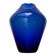 Vase en verre minimaliste du milieu du siècle, années 1960