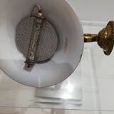 BEAUTIFUL HALOGEN WALL LAMP IN GILT BRONZE LOUIS XVI STYLE by "Lucien Gau"