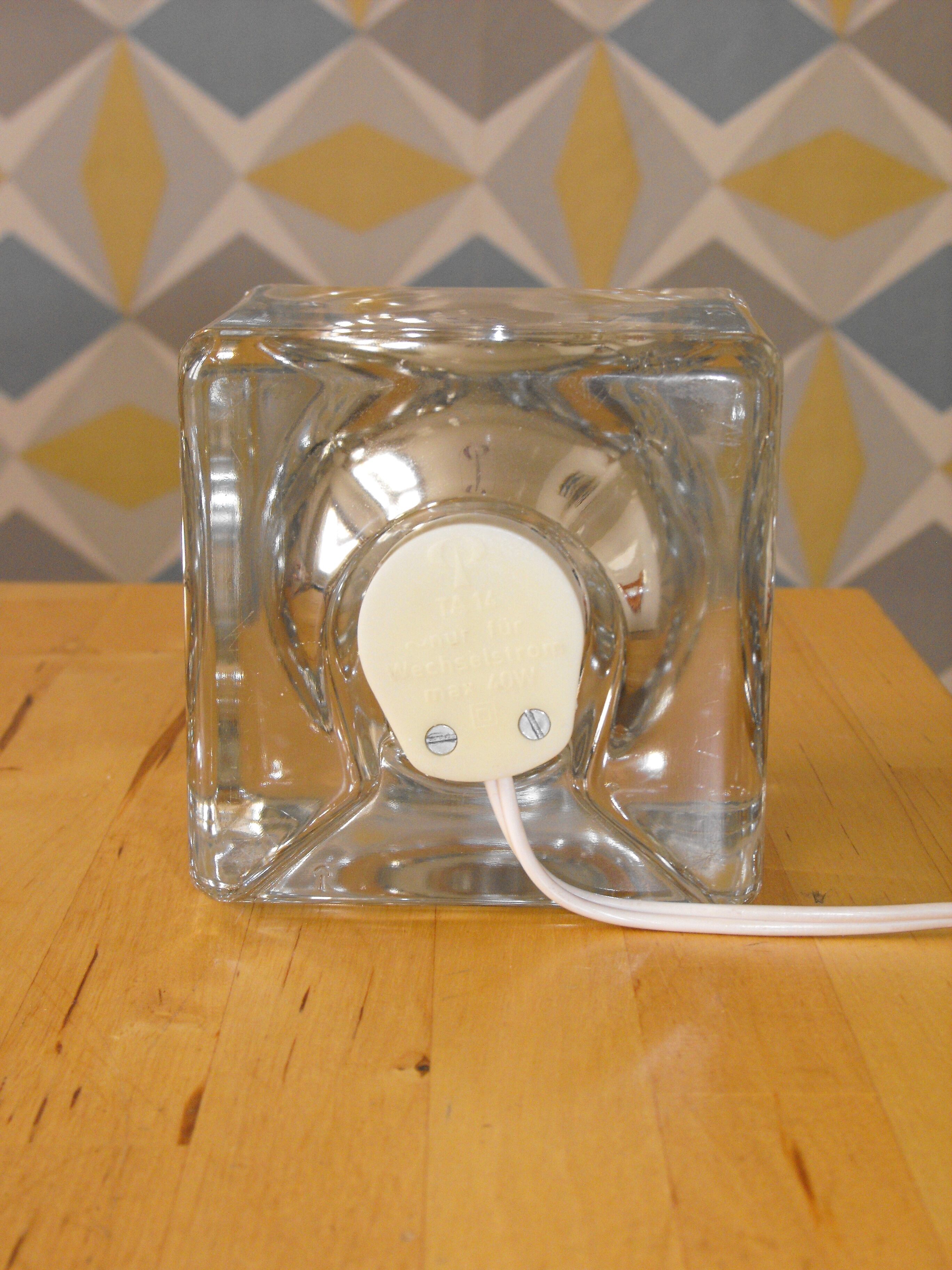 Table lamp called "Icecube" or T14 from Peill & Putzler