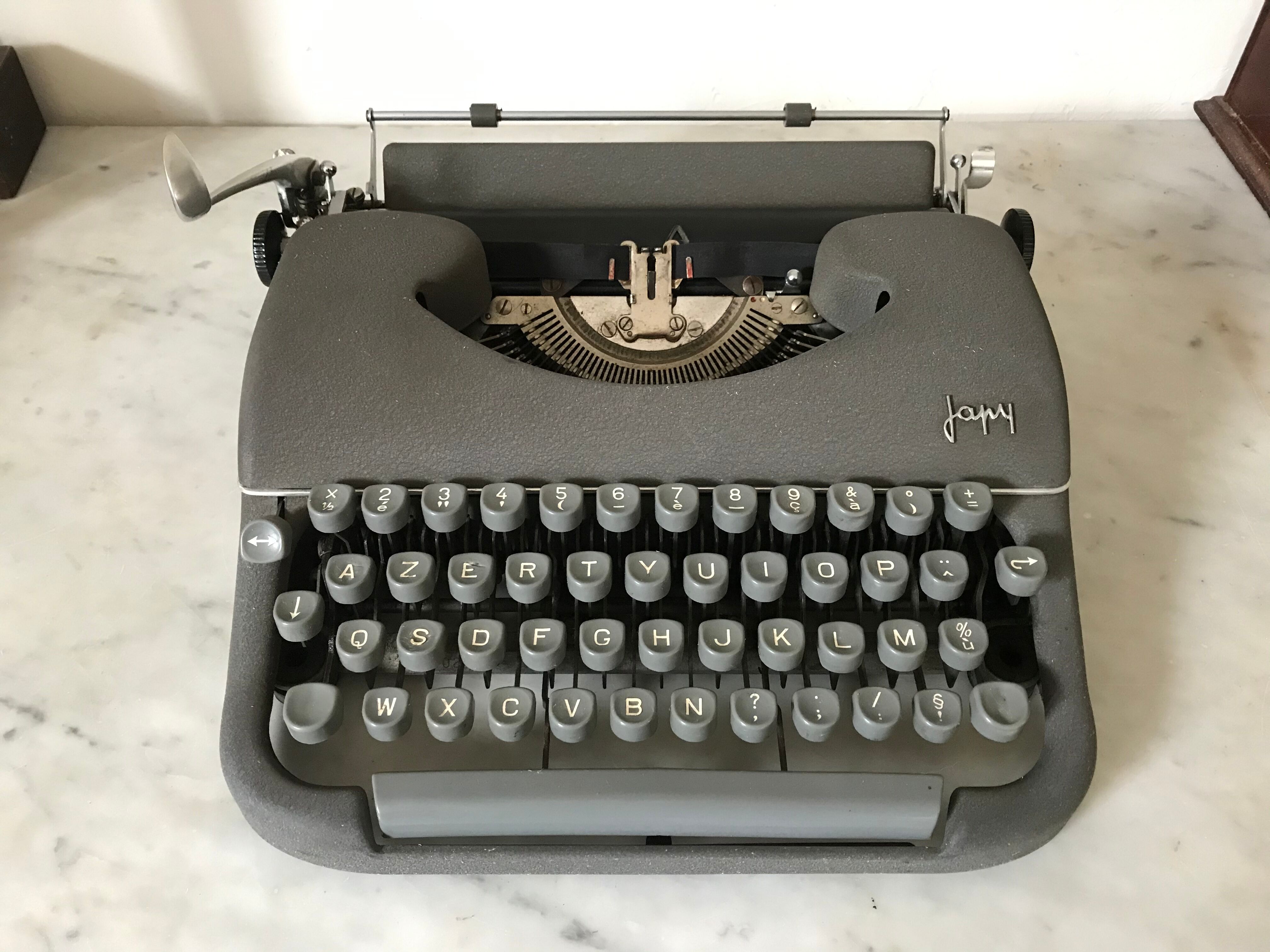 Typewriter Japy circa 1950
