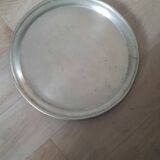 Silver metal tray