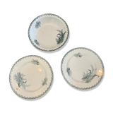 3 dishes model lily of the valley, Saint Amand and hamage