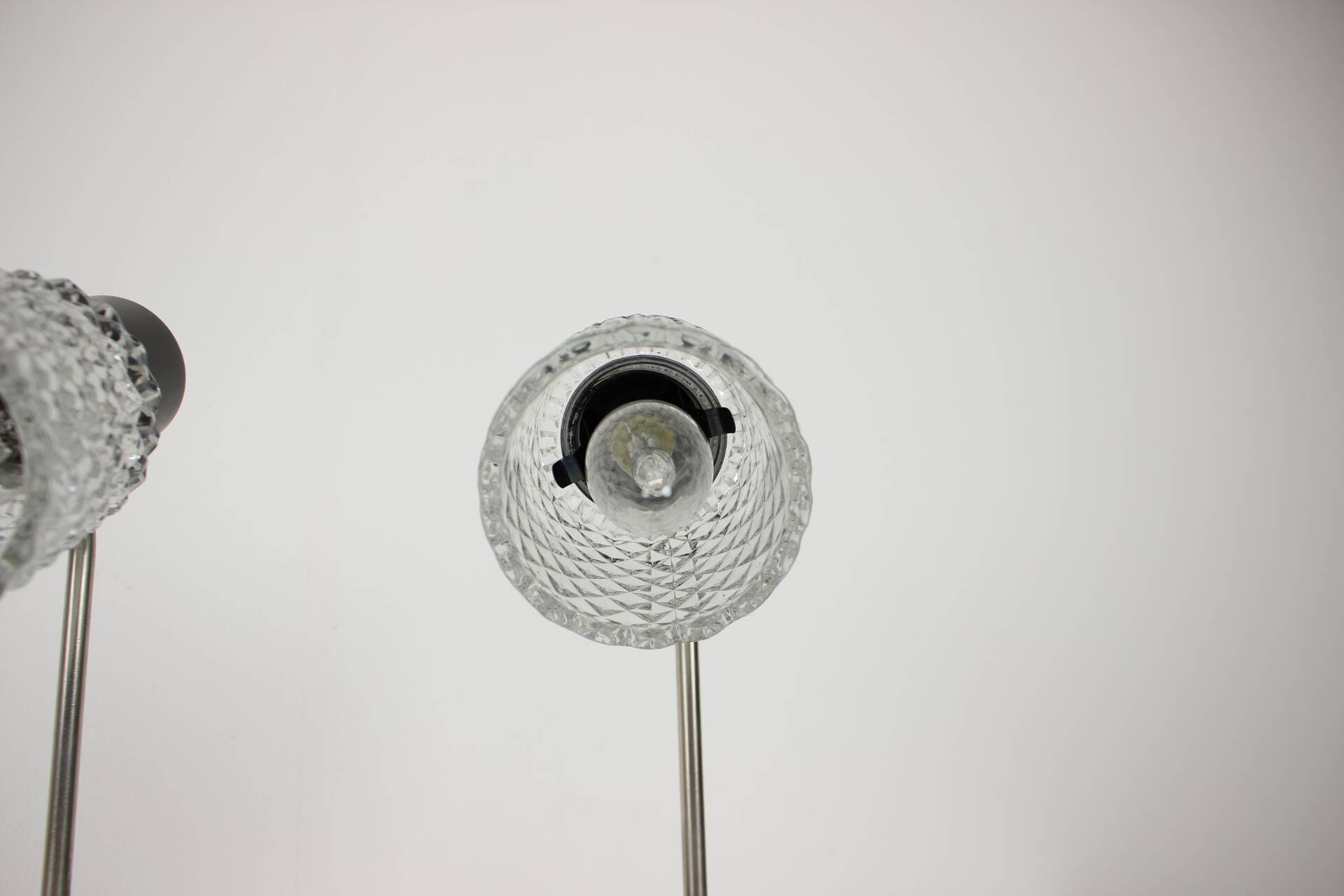 1960s Pair of Table Lamps by Kamenický Šenov, Czechoslovakia