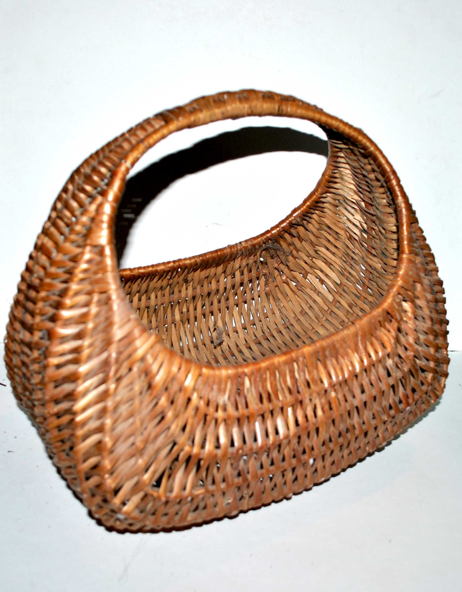 Vintage wicker gondola basket