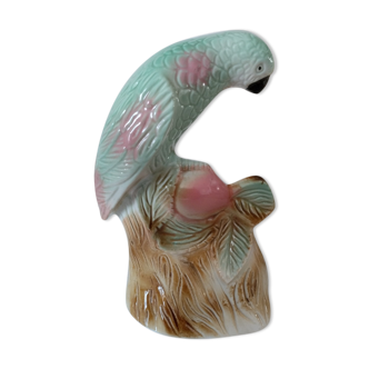 Ceramic parrot Brazil 1960