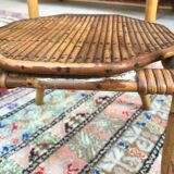 Bamboo side table