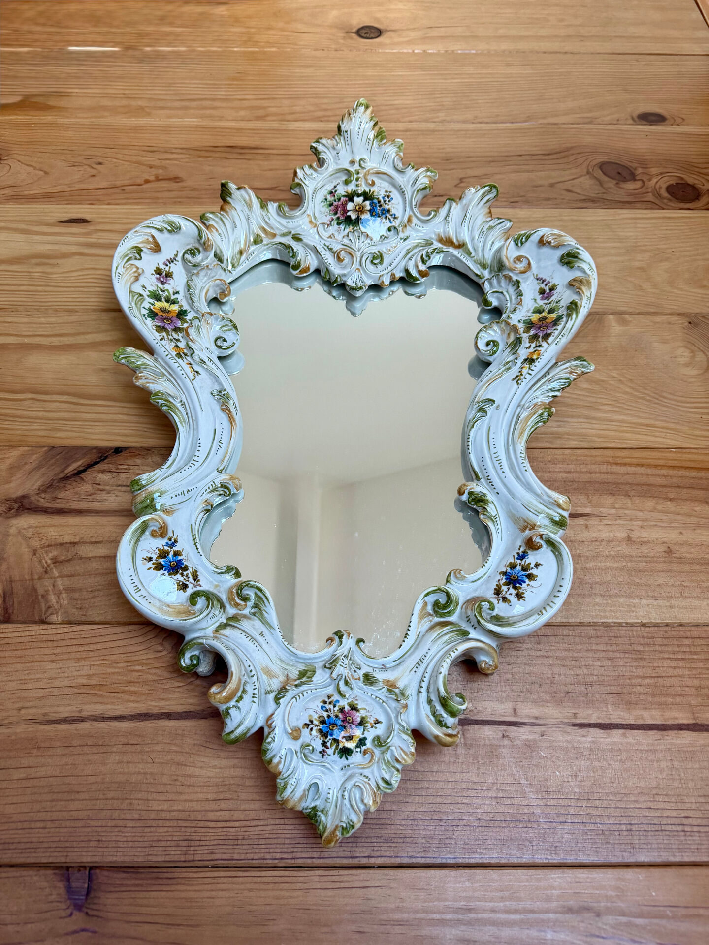 Miroir porcelaine style