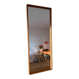 Danish vintage pine mirror - mid-century mirror